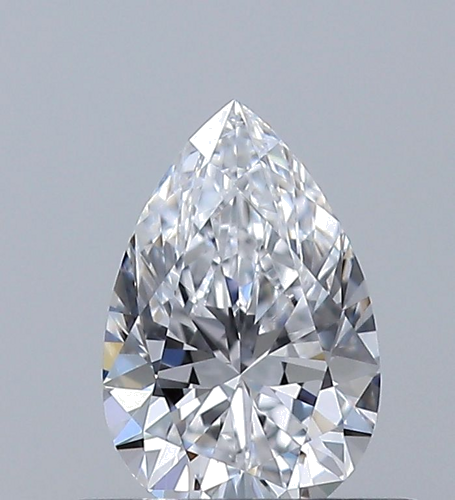 0.44 carat D-VVS1 Natūralus Pear Deimantas (1)