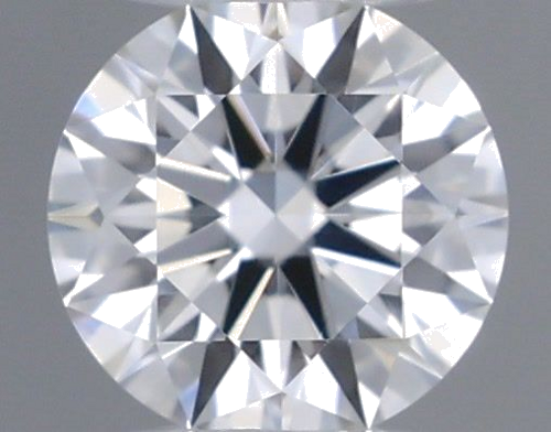 0.19 carat F-VVS1 Excellent cut Natūralus Round Deimantas (1)