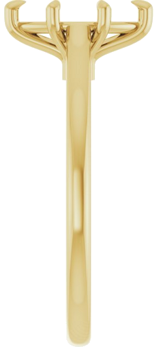 Sužadėtuvių Žiedas „Claw-Pong“ 14k yellow gold Marquise 9mm x 4.5mm (4)