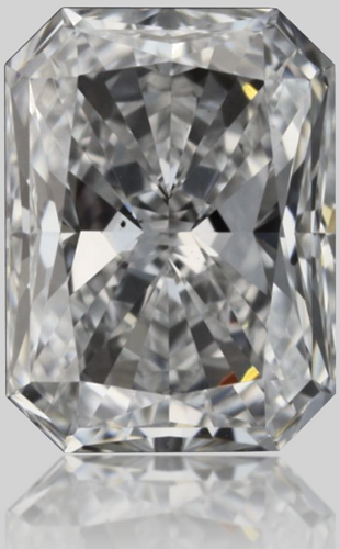 0.32 carat D-VS2 Natūralus Radiant Deimantas (1)