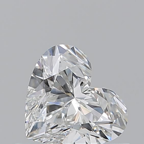 0.56 carat F-VS2 Natūralus Heart Deimantas (1)