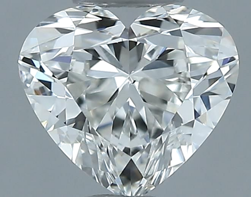 0.53 carat H-VS2 Natūralus Heart Deimantas (1)