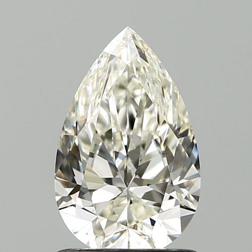 1.02 carat J-VVS2 Natūralus Pear Deimantas (1)