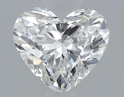 0.4 carat F-SI1 Natūralus Heart Deimantas (1)