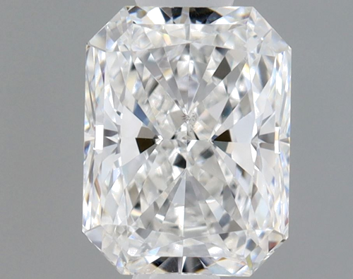 0.51 carat E-SI1 Natūralus Radiant Deimantas (1)