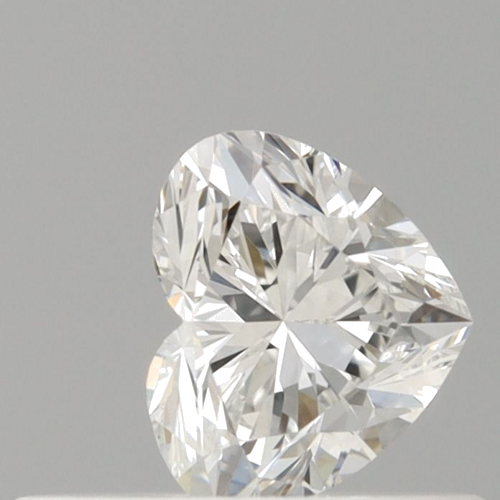 0.34 carat F-IF Natūralus Heart Deimantas (1)