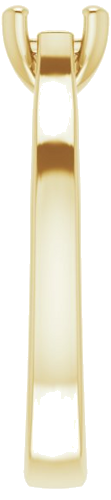 Sužadėtuvių Žiedas 18k yellow gold Round 5.5mm (4)