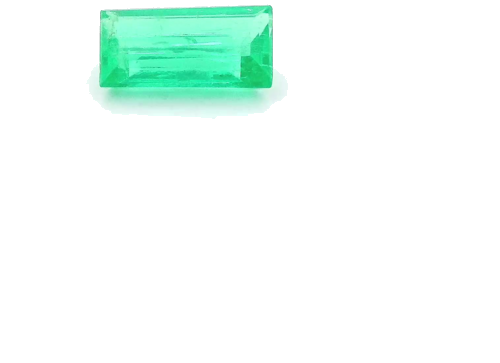 0.38 carat GREEN STEP cut Octagonal Smaragdas (1)