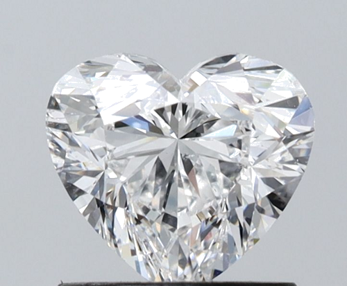 1.0 carat E-SI2 Natūralus Heart Deimantas (1)
