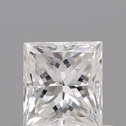 0.51 carat F-SI2 Natūralus Princess Deimantas (1)