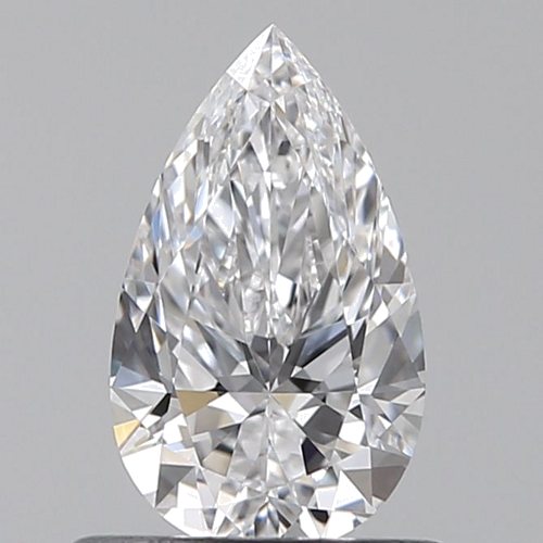 0.6 carat D-VVS2 Natūralus Pear Deimantas (1)
