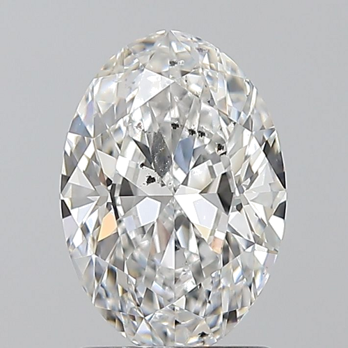 1.5 carat F-SI2 Natūralus Oval Deimantas (1)