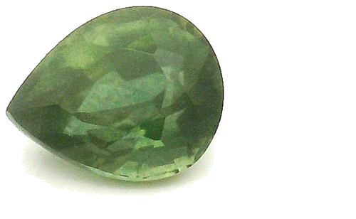 0.39 carat GREEN Pear Safyras (1)