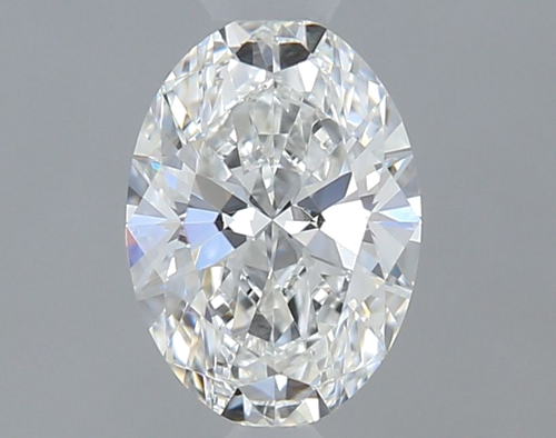 0.4 carat F-VVS2 Natūralus Oval Deimantas (1)