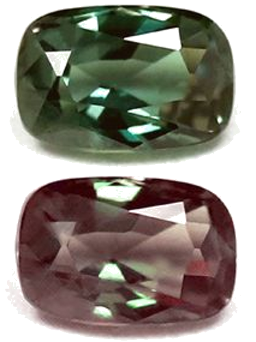 0.3 carat GREEN Cushion Alexandrite (1)
