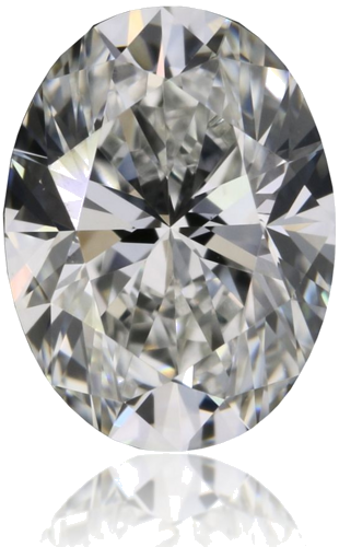 0.5 carat I-VS1 Natūralus Oval Deimantas (1)