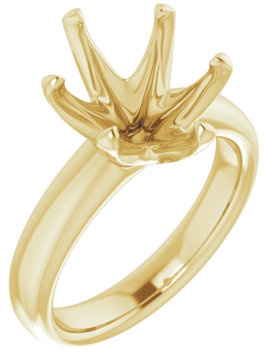 Sužadėtuvių Žiedas „Solstice Solitaire®“ 14k yellow gold Oval 12mm x 10mm (1)