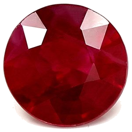 0.86 carat RED Round Rubinas (1)