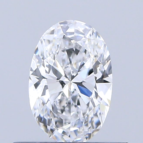 0.37 carat D-VVS1 Natūralus Oval Deimantas (1)