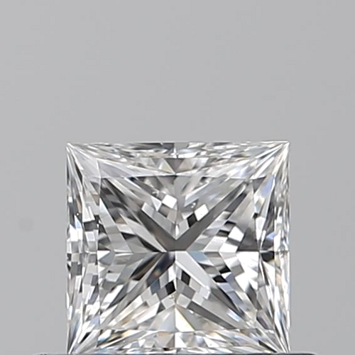 0.52 carat E-VS2 Natūralus Princess Deimantas (1)
