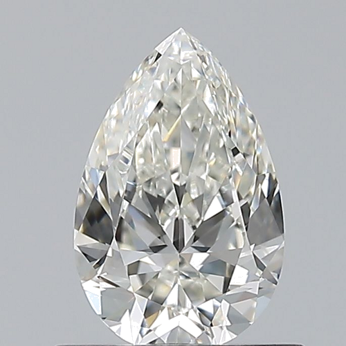 0.7 carat I-VVS1 Natūralus Pear Deimantas (1)