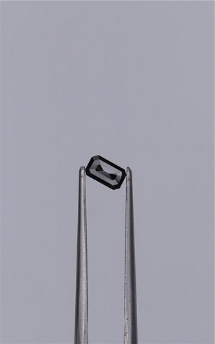 0.28 carat Fancy Black-VVS2 Natūralus Emerald Deimantas (1)