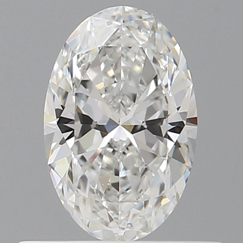 0.57 carat F-VVS1 Natūralus Oval Deimantas (1)