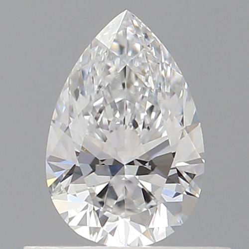0.52 carat D-VS1 Natūralus Pear Deimantas (1)