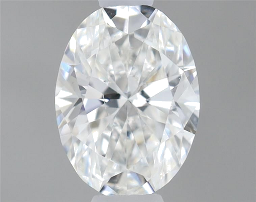 0.45 carat F-SI1 Natūralus Oval Deimantas (1)