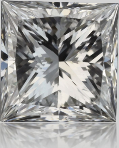 0.3 carat D-VS2 Natūralus Princess Deimantas (1)