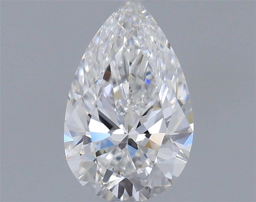 0.5 carat E-VVS1 Natūralus Pear Deimantas (1)
