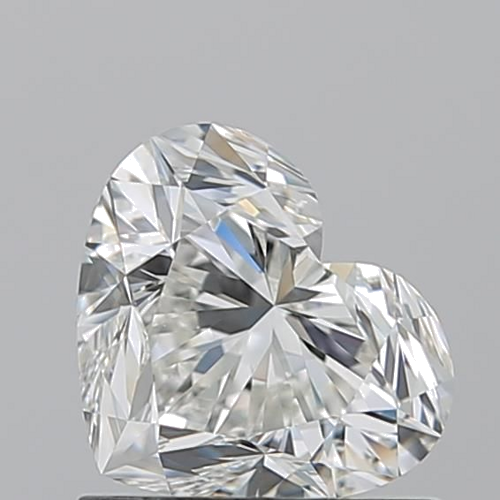 1.01 carat H-VS1 Natūralus Heart Deimantas (1)