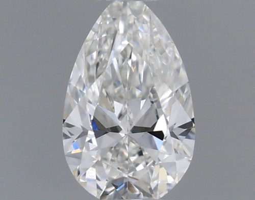 0.19 carat G-VVS2 Natūralus Pear Deimantas (1)