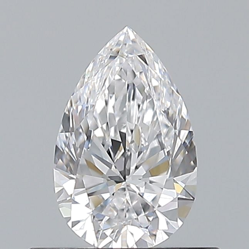 0.5 carat D-VVS2 Natūralus Pear Deimantas (1)