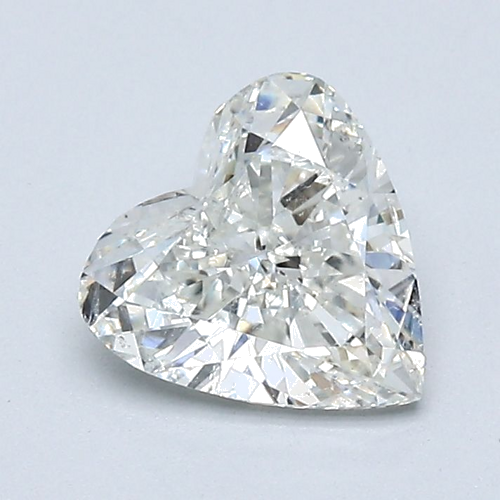 1.0 carat J-SI2 Natūralus Heart Deimantas (1)