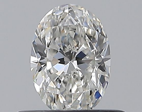 0.4 carat G-SI1 Natūralus Oval Deimantas (1)