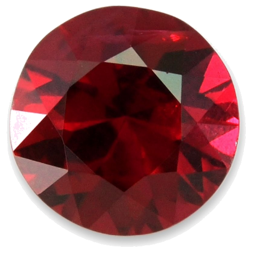 0.54 carat RED Round Rubinas (1)