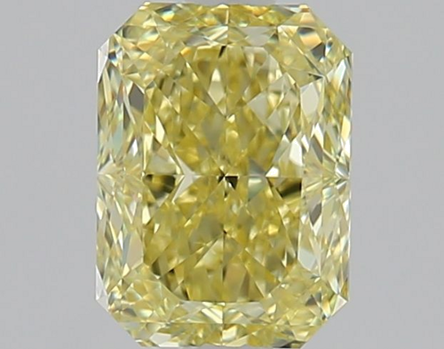 1.01 carat Fancy Yellow-VVS2 Natūralus Radiant Deimantas (1)