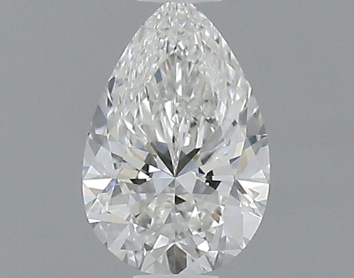 0.35 carat G-VVS2 Natūralus Pear Deimantas (1)