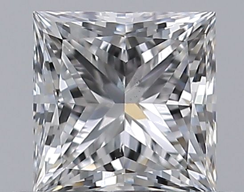 0.59 carat F-VS2 Natūralus Princess Deimantas (1)