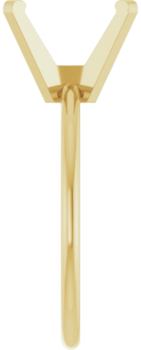 Sužadėtuvių Žiedas „Solitaire“ 14k yellow gold Emerald 9mm x 7mm (4)