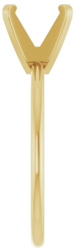 Sužadėtuvių Žiedas „Solitaire“ 14k yellow gold Round 8mm (4)