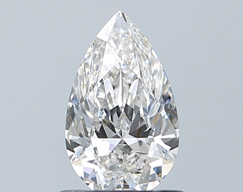 0.9 carat H-VS2 Natūralus Pear Deimantas (1)