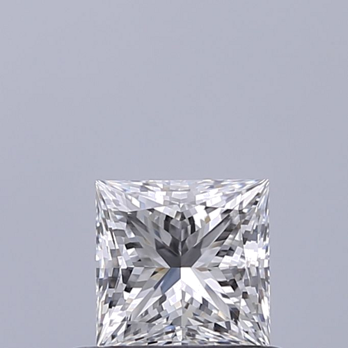 0.5 carat D-VVS2 Natūralus Princess Deimantas (1)