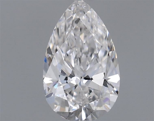 0.38 carat E-VVS1 Natūralus Pear Deimantas (1)