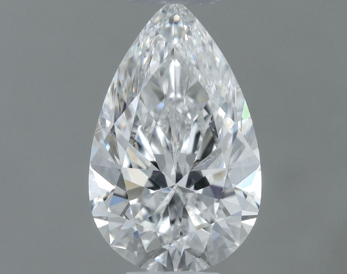 0.51 carat F-SI1 Natūralus Pear Deimantas (1)