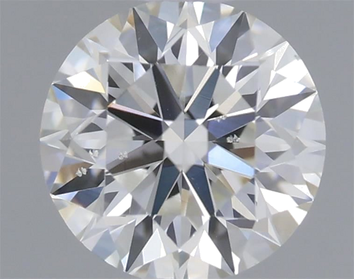 0.51 carat H-SI1 Excellent cut Natūralus Round Deimantas (1)