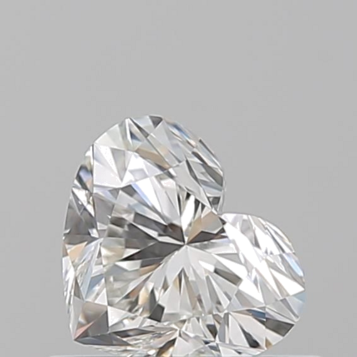 0.5 carat H-VVS1 Natūralus Heart Deimantas (1)