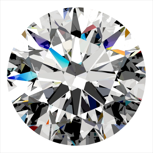 0.33 carat I-VS2 Excellent cut Natūralus Round Deimantas (1)