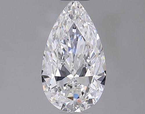 0.63 carat E-VVS1 Natūralus Pear Deimantas (1)
